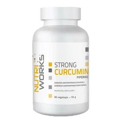 NutriWorks Strong Curcumin Piperine 90 kapslí