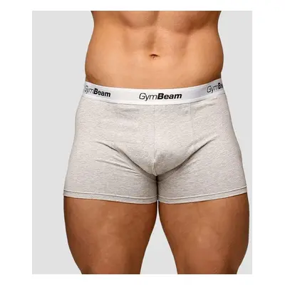 GymBeam Pánské boxerky Essentials 3Pack Grey