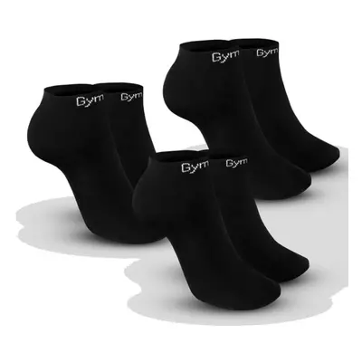 GymBeam Ponožky Ankle Socks 3Pack Black