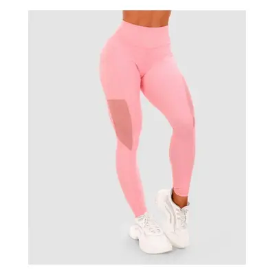 GymBeam Dámské legíny Mesh Panel pink