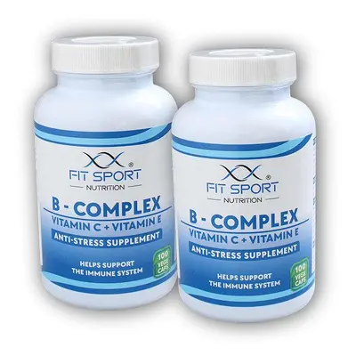 FitSport Nutrition 2x B-Complex + Vitamin C + Vitamin E 100 vege caps