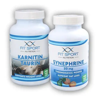 FitSport Nutrition Karnitin Taurin 120 vege caps + Synephrine 20mg 100 vege tabs