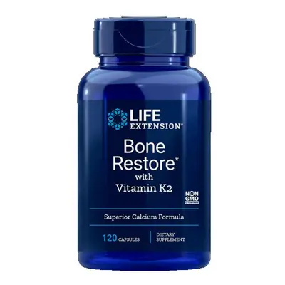 Life Extension Bone Restore with Vitamin K2 120 kapslí