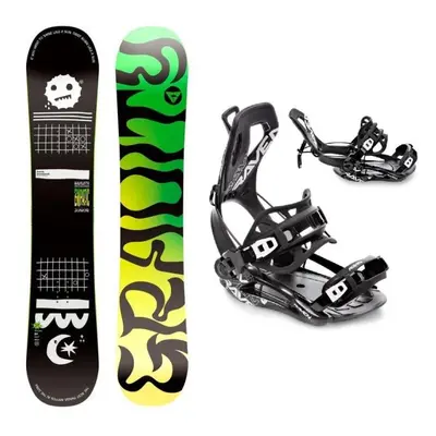 Gravity Empatic Jr 24/25 juniorský snowboard + Raven Fastec FT360 black vázání