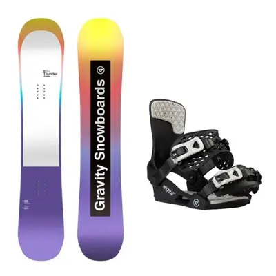 Gravity Thunder Jr juniorský snowboard + Gravity Wildcat black vázání