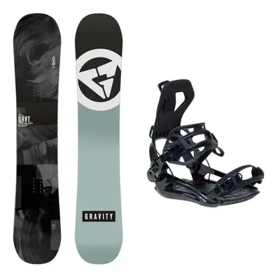 Gravity Contra 24/25 pánský snowboard + Raven RAGE Fastec FT360 black vázání