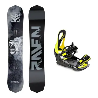 Raven Lion pánský snowboard + Raven S230 lime vázání