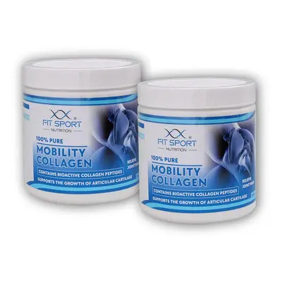 FitSport Nutrition 2x 100% Pure Mobility Collagen 300g Bioaktivní kolagenní peptidy FORTIGEL