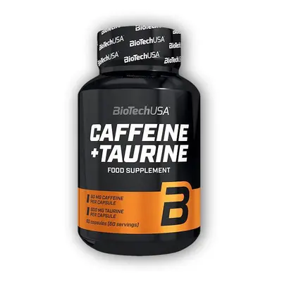 BioTech USA Caffeine + Taurine 60 kapslí