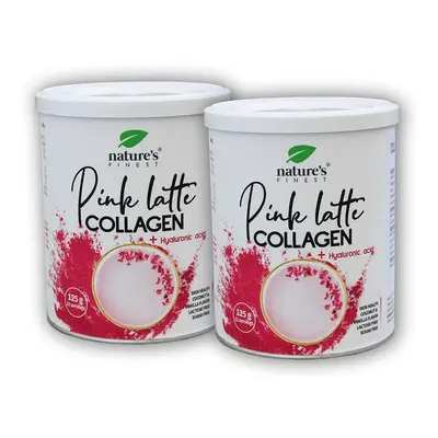 Natures Finest 2x Pink Latte Collagen Hyaluronic Acid 125g