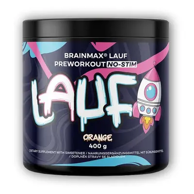 BrainMax Lauf Preworkout bez kofeinu 400g