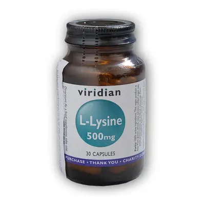 Viridian L-Lysine 30 kapslí