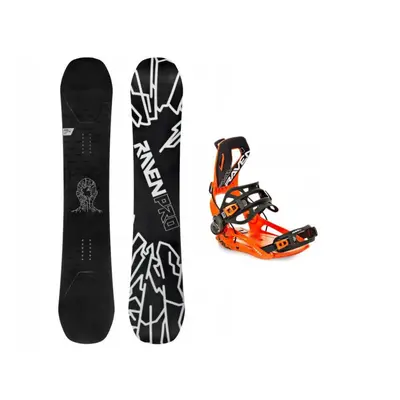 Raven PRO OpenMind Carbon snowboard + Raven RAGE Fastec FT360 orange vázání