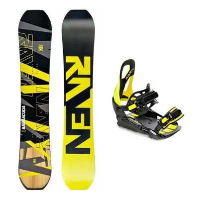 Raven Barracuda Carbon Lime snowboard + Raven S230 lime vázání