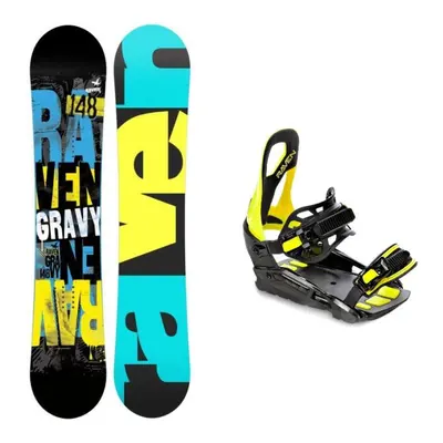 Raven Gravy junior snowboard + Raven S230 lime vázání