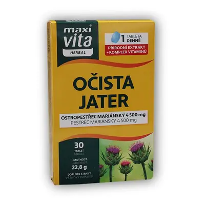 Maxivita Maxi Vita Herbal Očista jater 30 tablet