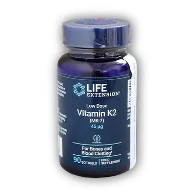 Life Extension Low Dose Vitamin K2 90 kapslí