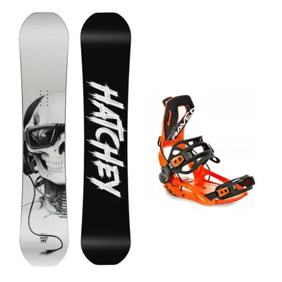 Hatchey Sillence freestyle snowboard + Raven Fastec FT360 orange vázání