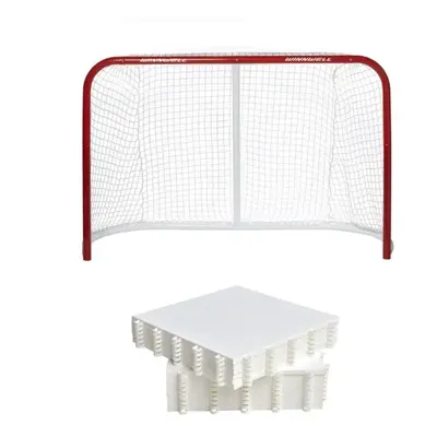 Winnwell Heavy Duty 72 branka + Hockey Revolution Hockey Tiles desky (18 ks)