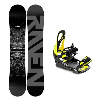 Raven Mystic snowboard + Raven S230 lime vázání