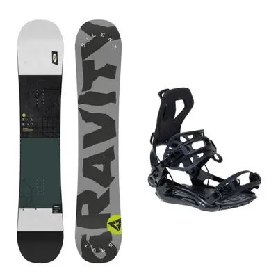 Gravity Silent 24/25 pánský snowboard + Raven RAGE Fastec FT360 black vázání