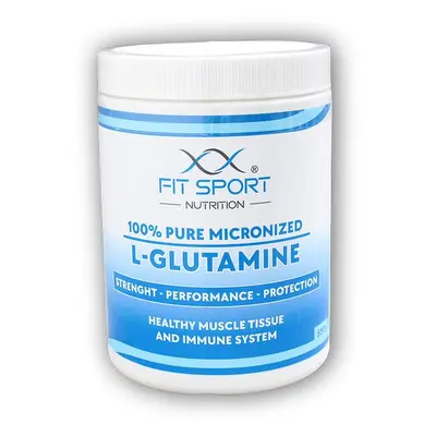 FitSport Nutrition 100% Pure Micronized L-Glutamine 550g