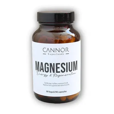 Cannor Magnesium 2147 mg energy and regeneration 90 kapslí