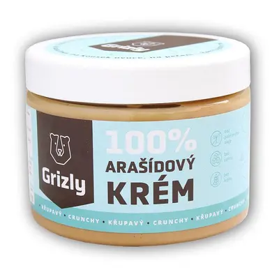 Grizly Arašídový krém křupavý 100% 500g