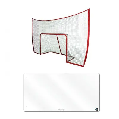 Merco Target FG branka s postranní sítí + Hockey Revolution My Shoot Pad 150x75x3 cm