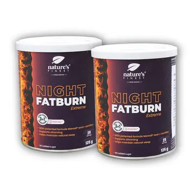 Natures Finest 2x Night Fatburn Extreme 125g