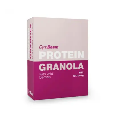 GymBeam Proteinová granola s lesním ovocem 5 x 300 g