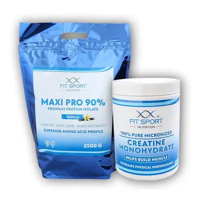 FitSport Nutrition Maxi Pro 90% 2500g + Creatine 550g