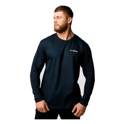 GymBeam Triko Basic s dlouhým rukavem Navy