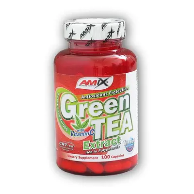 Amix Green TEA Extract with vitamin C 100 kapslí