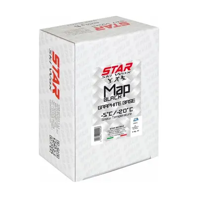 Star Ski Wax Map black grafite base 250g