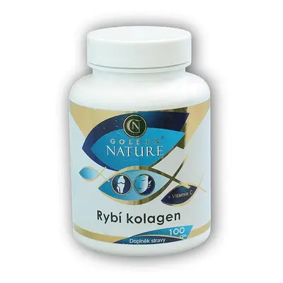 Golden Natur Rybí kolagen + vitamín C 100 kapslí