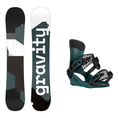 Gravity Adventure 24/25 snowboard + Gravity Drift steel green vázání