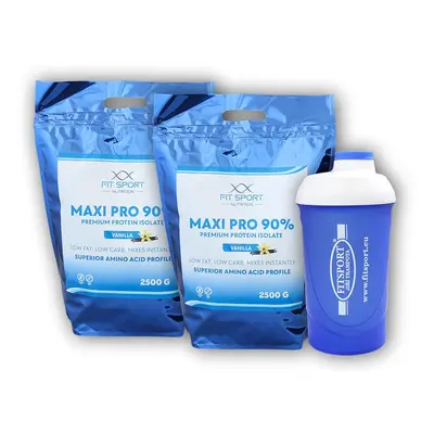 Fit Sport Nutrition 2x Maxi Pro 90% 2500g + šejkr Fitsport