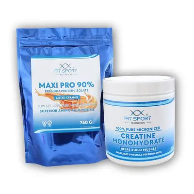 FitSport Nutrition Maxi Pro 90% 750g + Creatine 330g