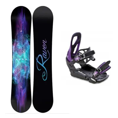 Raven Aura dámský snowboard + Raven S230 Black/violet vázání