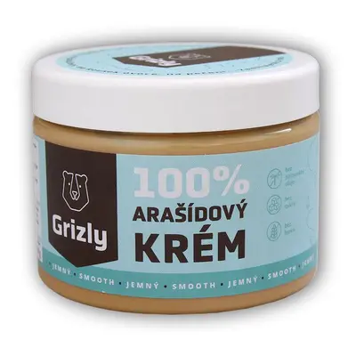 Grizly Arašídový krém jemný 100% 500g