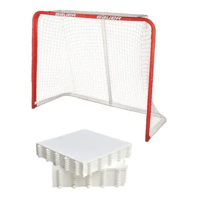 Bauer Deluxe Rec Steel Goal 54 branka + Hockey Revolution Hockey Tiles puzzle (8 ks)