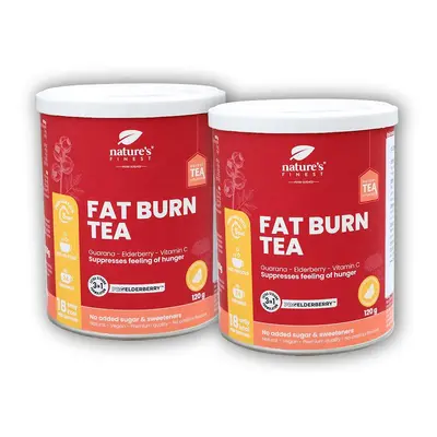 Natures Finest 2x Fat burn tea 120g