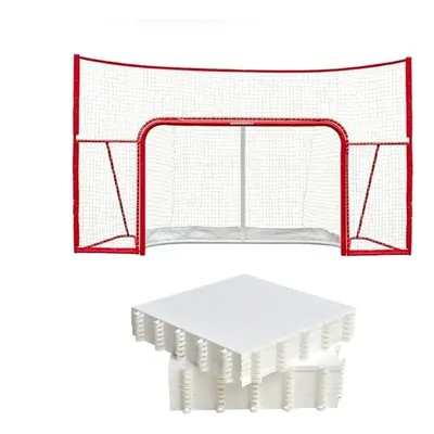 Winnwell 72 ProForm s postranní sítí Standalone + Hockey Revolution Hockey Tiles desky (18 ks)