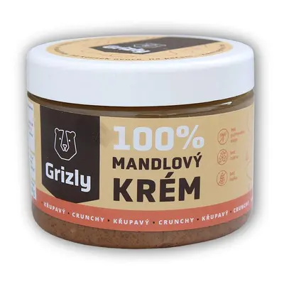 Grizly Mandlový krém křupavý 100% 500g