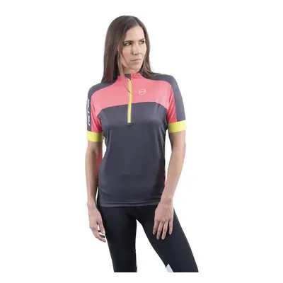 GTS 753121L dámský cyklo dres s krátkým rukávem, Neon Pink