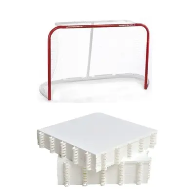 WINNWELL Quik Net 72 branka + Hockey Revolution Hockey Tiles desky (18 ks)