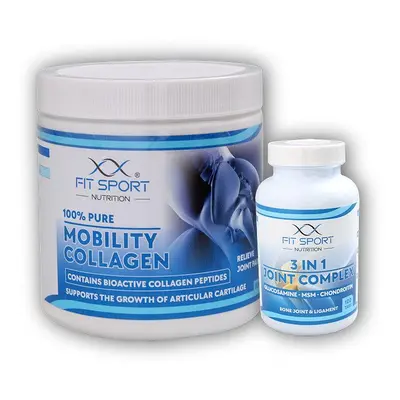 FitSport Nutrition 100% Pure Mobility Collagen 300g + 3 in 1 Joint Complex 120 tablet