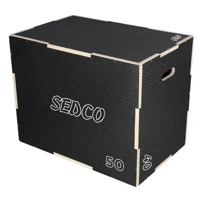 Sedco Plyometrická bedna dřevěná BLACKWOOD PLYOBOX 40/50/60 cm