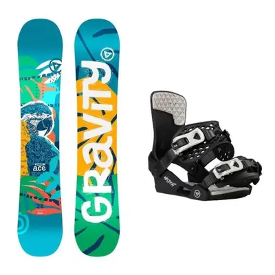 Gravity Ace dětský snowboard + Gravity Wildcat black vázání